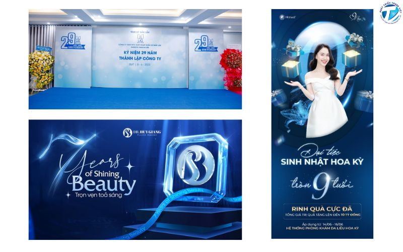 Banner sinh nhật công ty